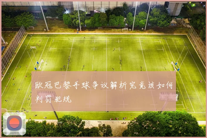 欧冠巴黎手球争议解析究竟该如何判罚犯规